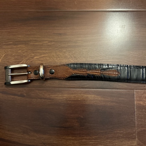 Men's Leather Belt - Picture 2 of 8